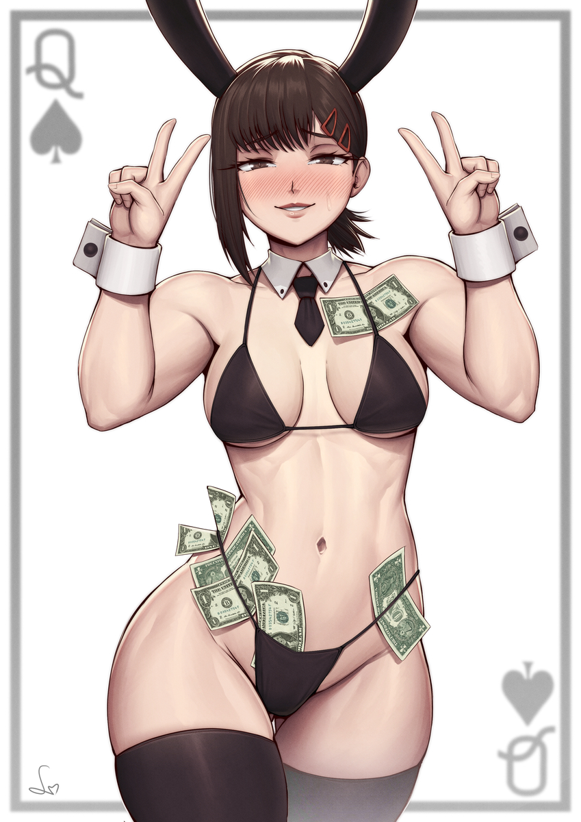 This is a pixiv picture whose title is Bunny Kobeni.