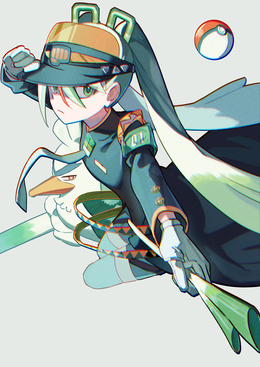 This is a pixiv picture whose title is ポケミク　かくとう.