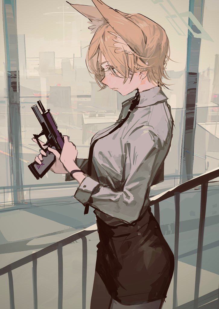 This is a pixiv picture whose title is カンナ(1年).