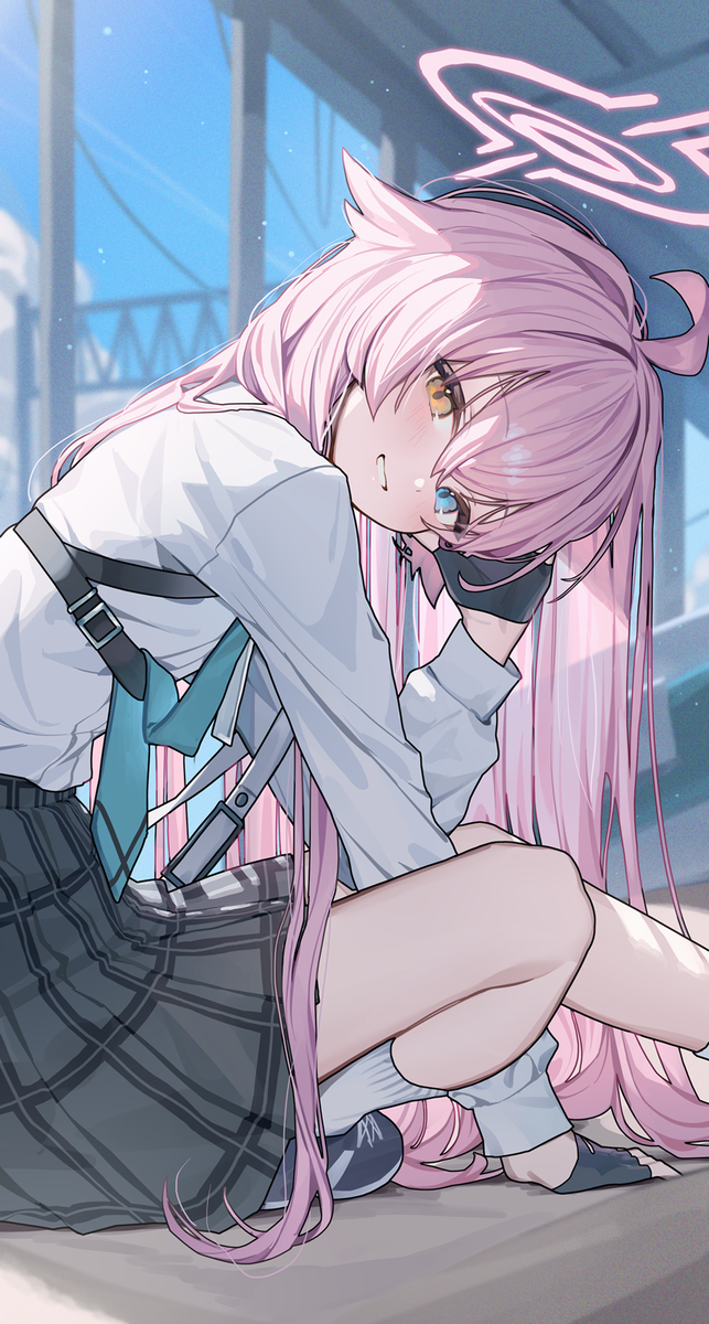 This is a pixiv picture whose title is ホシノ.