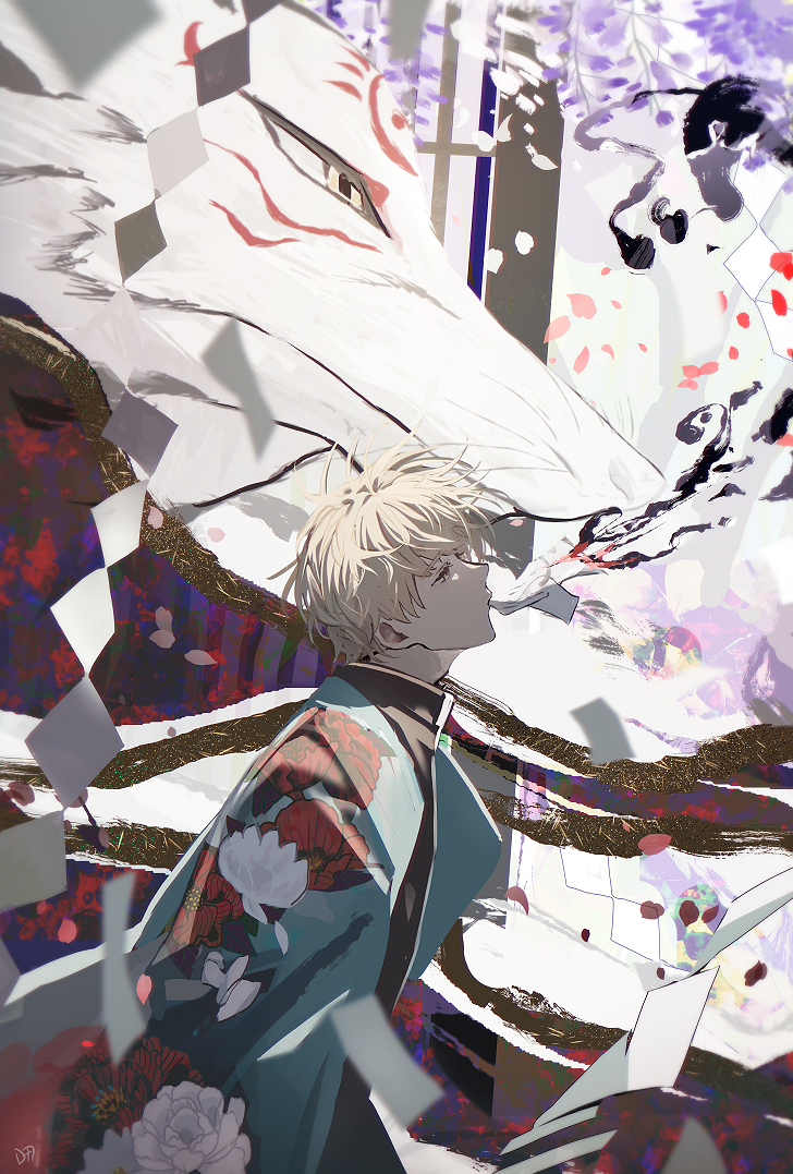 This is a pixiv picture whose title is natsume.