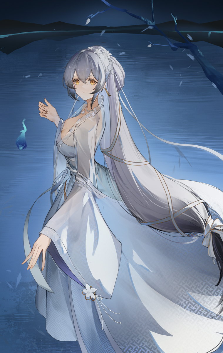 This is a pixiv picture whose title is 海天.