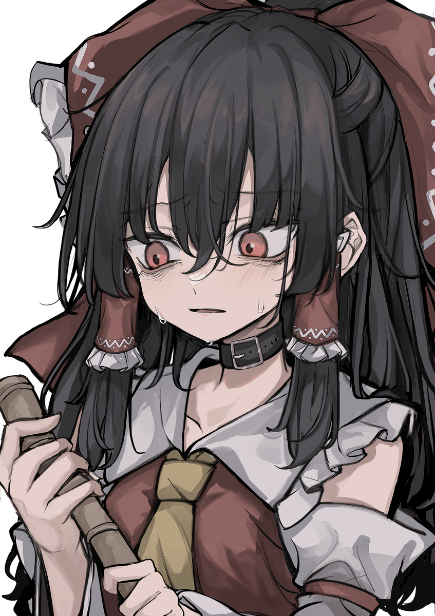 This is a pixiv picture whose title is 霊夢.