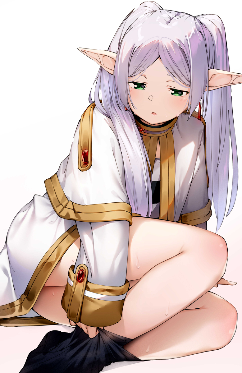 This is a pixiv picture whose title is フリーレンの脚！！！.