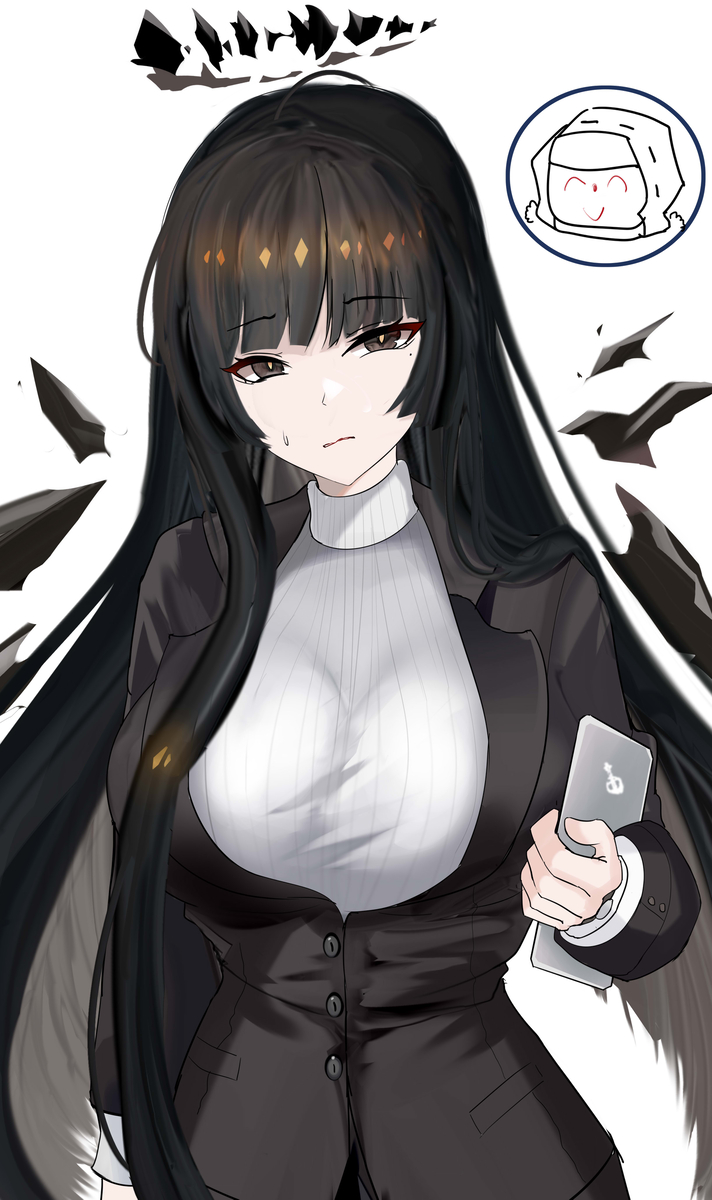 This is a pixiv picture whose title is 满足了博士的愿望.