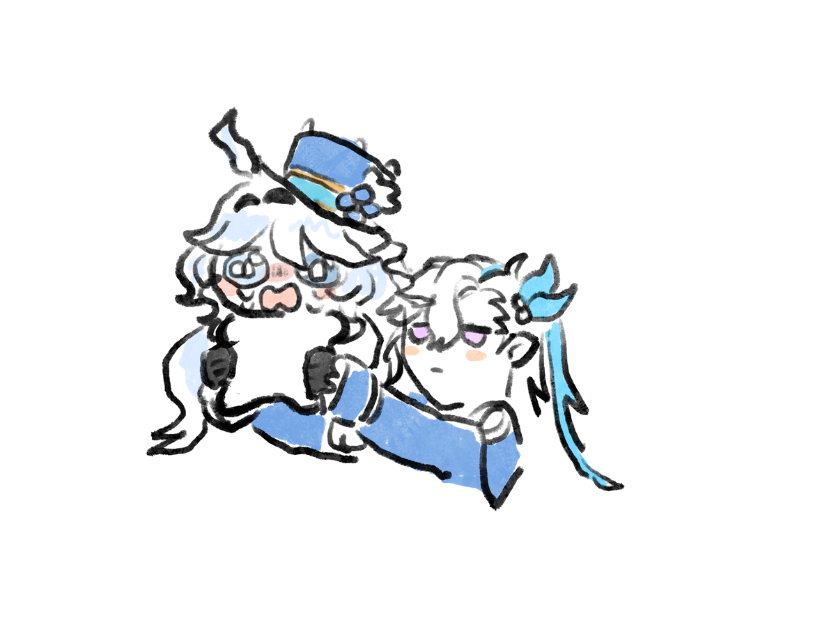 This is a pixiv picture whose title is とりあえずヌヴィフリまとめ.