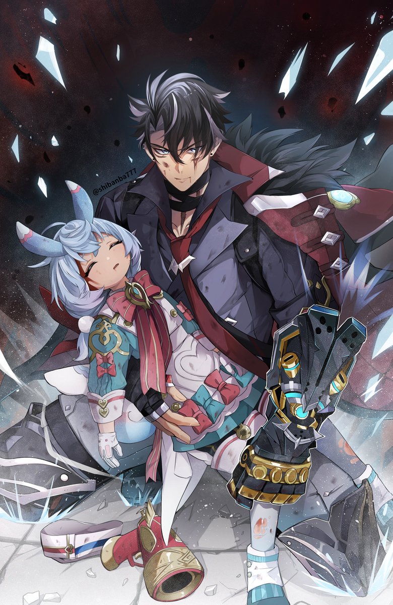 This is a pixiv picture whose title is 原神ツイッターイラストまとめ①.