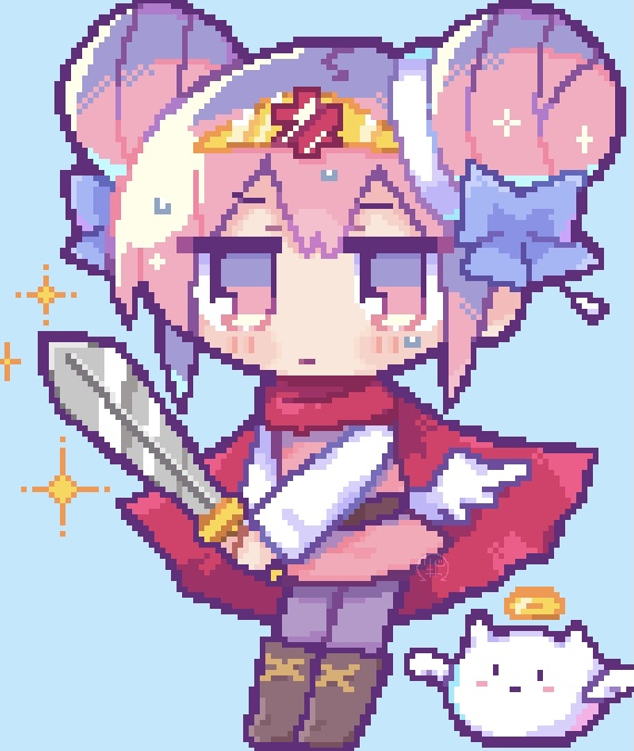 This is a pixiv picture whose title is 👾.