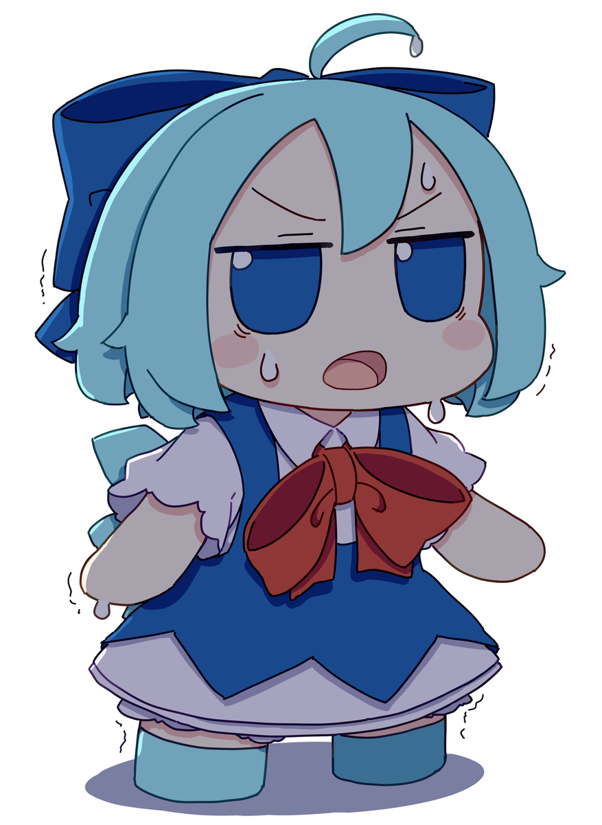 This is a pixiv picture whose title is 怯えるふもふもちるの。.