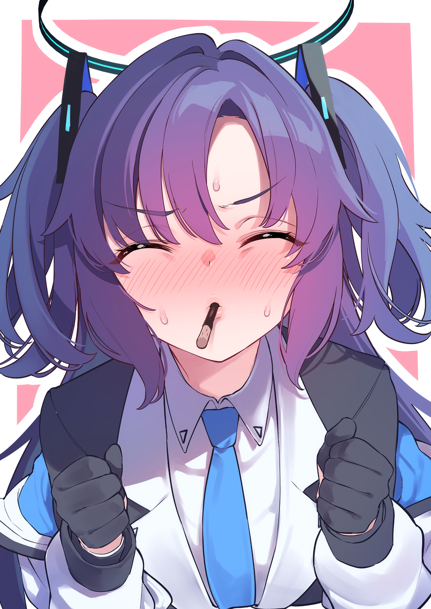 This is a pixiv picture whose title is ポッキーゲームユウカ.