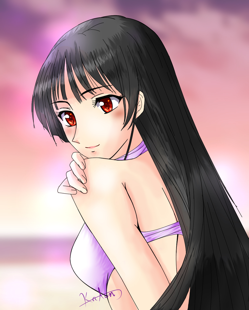 This is a pixiv picture whose title is 嵐山小夜子.