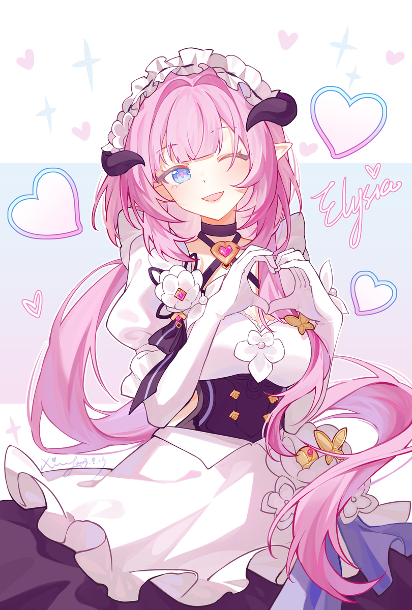 This is a pixiv picture whose title is Pink Sweetheart.