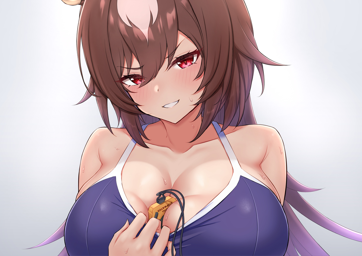 This is a pixiv picture whose title is トレーナーをからかうシリウス.