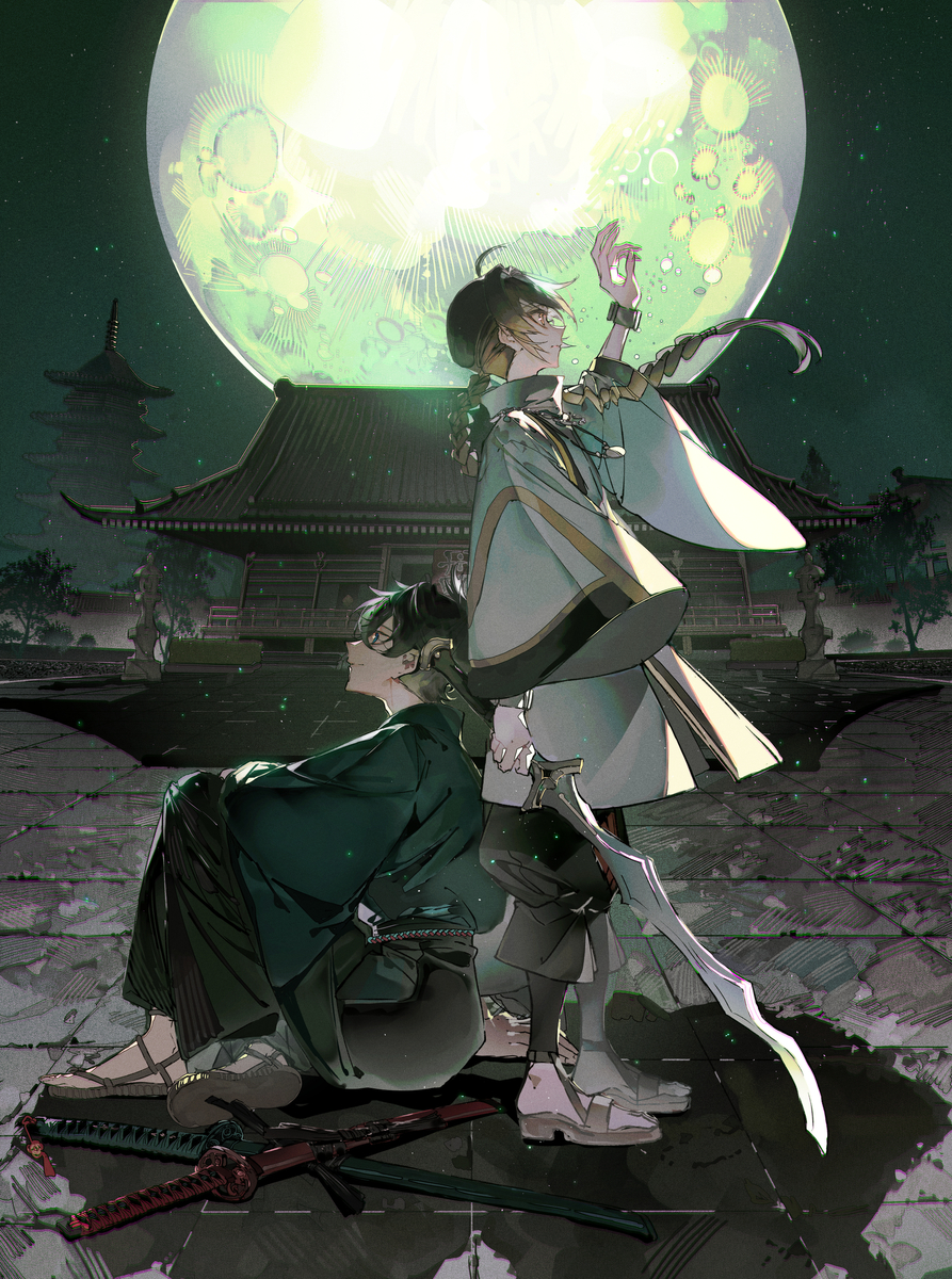 This is a pixiv picture whose title is 友.