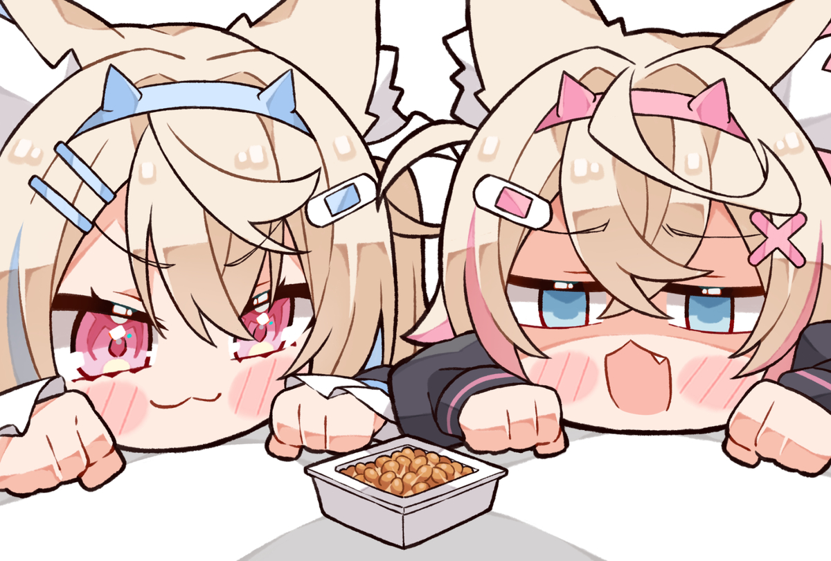 This is a pixiv picture whose title is Natto?.