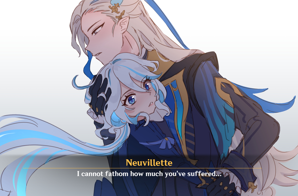 This is a pixiv picture whose title is Hug.