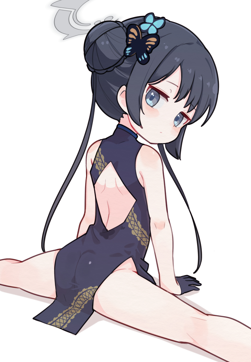 This is a pixiv picture whose title is Stretching Kisaki.