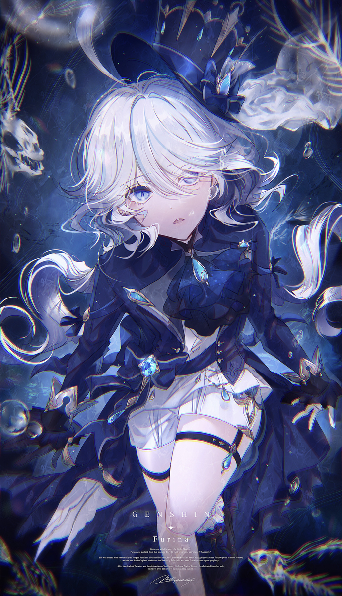 This is a pixiv picture whose title is Furina.