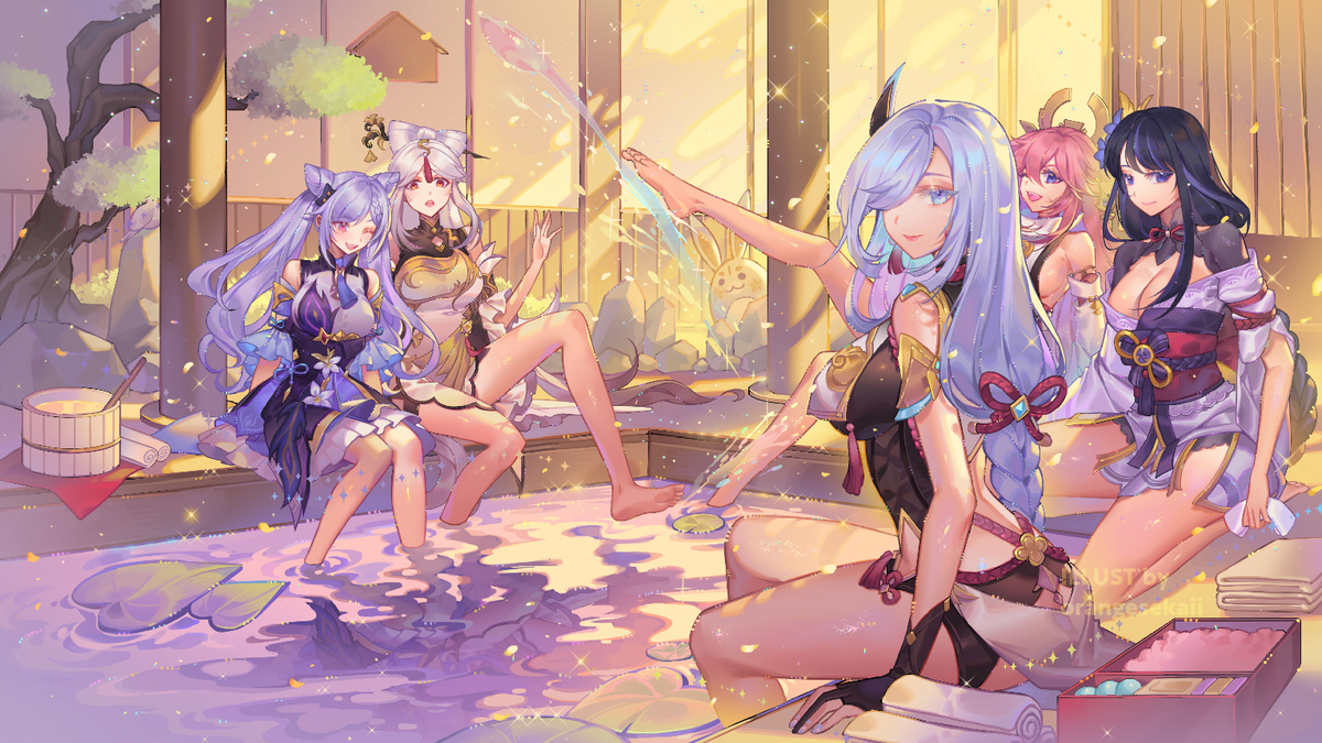 This is a pixiv picture whose title is 原神.