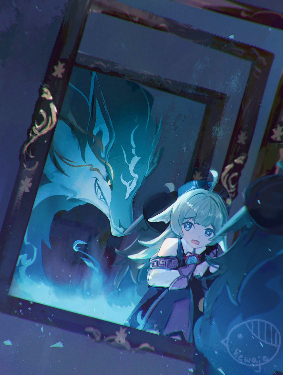 This is a pixiv picture whose title is Huohuo.