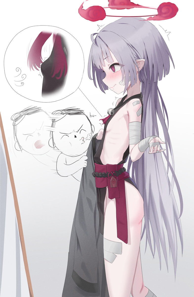 This is a pixiv picture whose title is meseugaki.