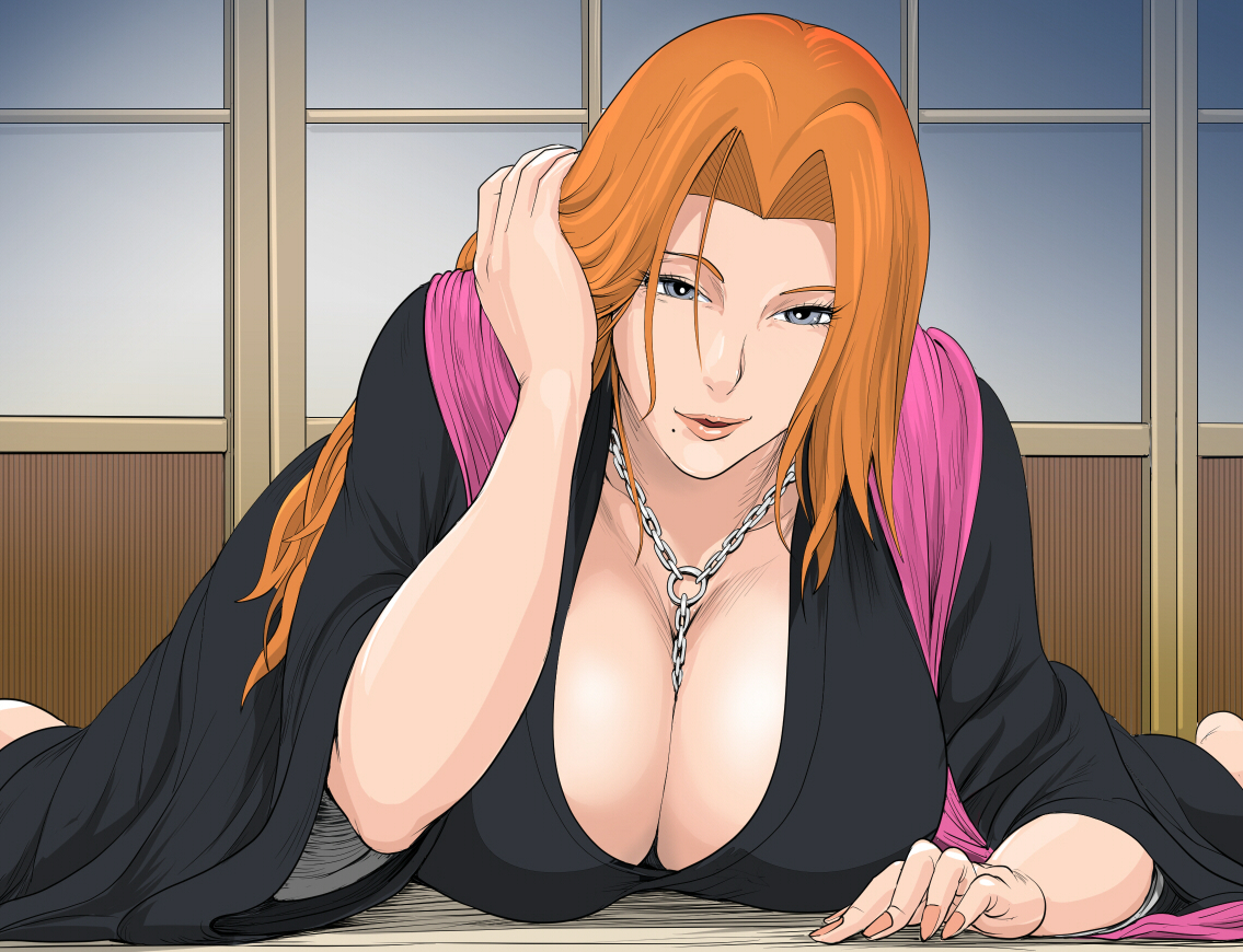 This is a pixiv picture whose title is Matsumoto Rangiku.