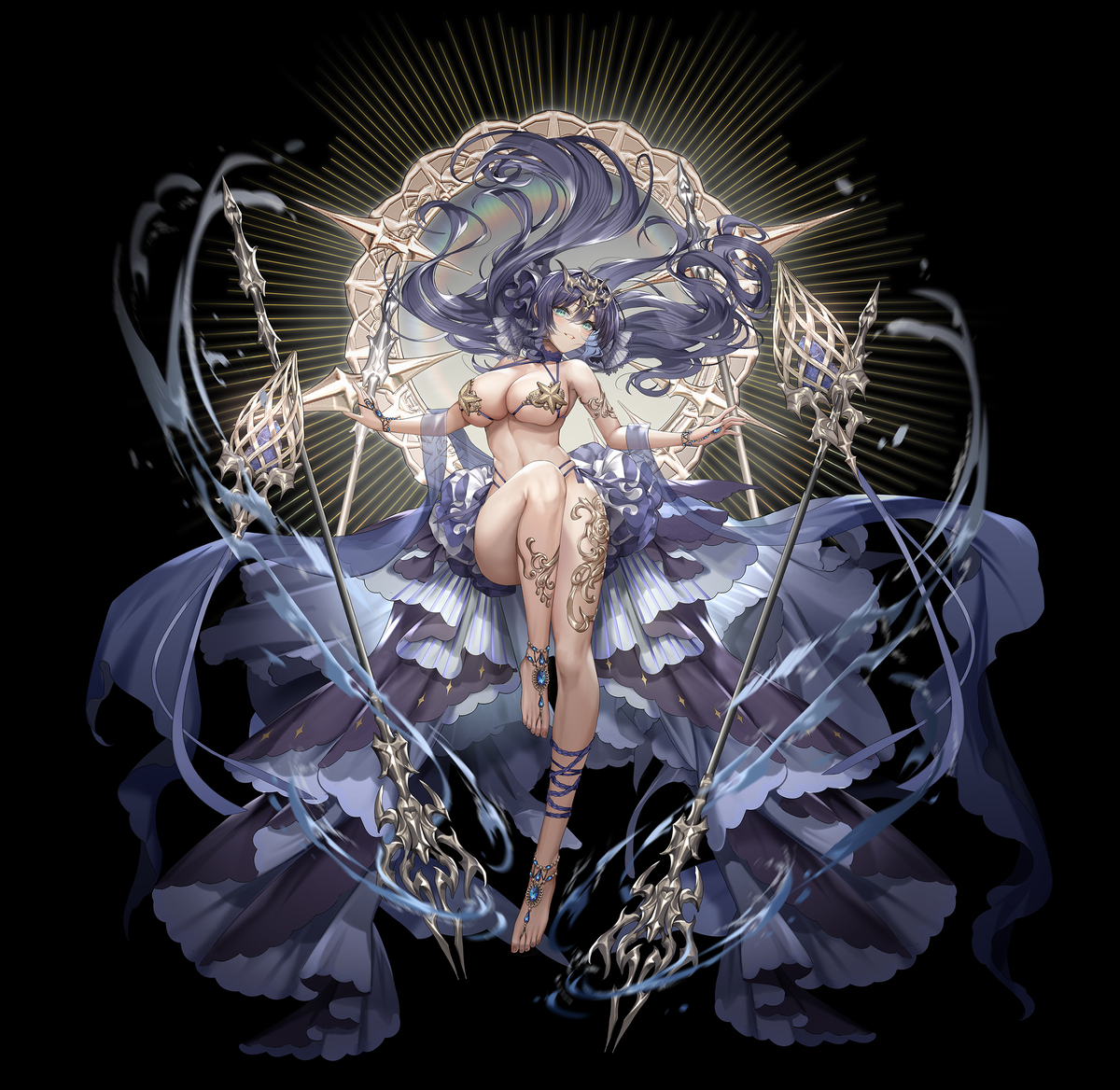 This is a pixiv picture whose title is ポセイドン.