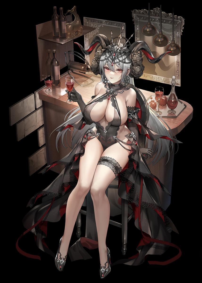 This is a pixiv picture whose title is サタン.