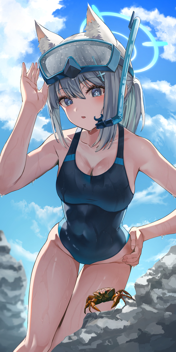 This is a pixiv picture whose title is 砂狼シロコ.