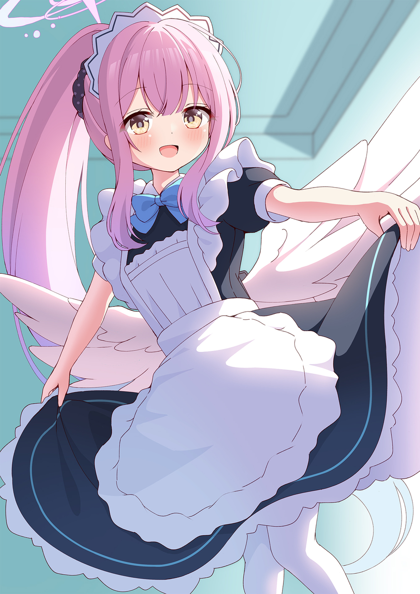 This is a pixiv picture whose title is メイドミカ.