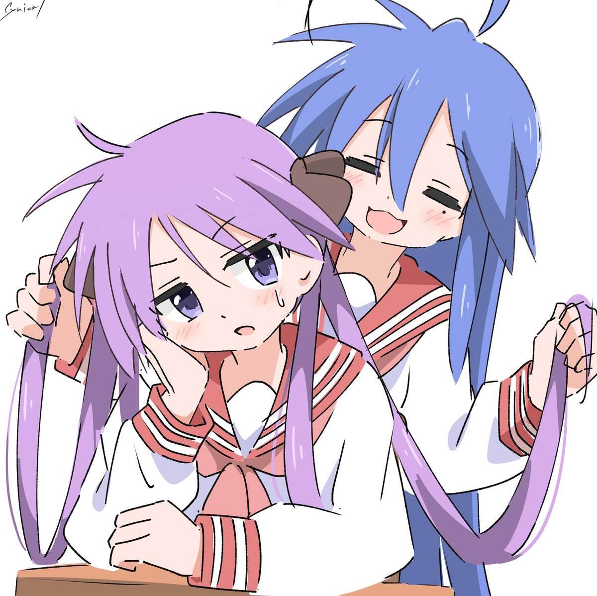 This is a pixiv picture whose title is こなかが.