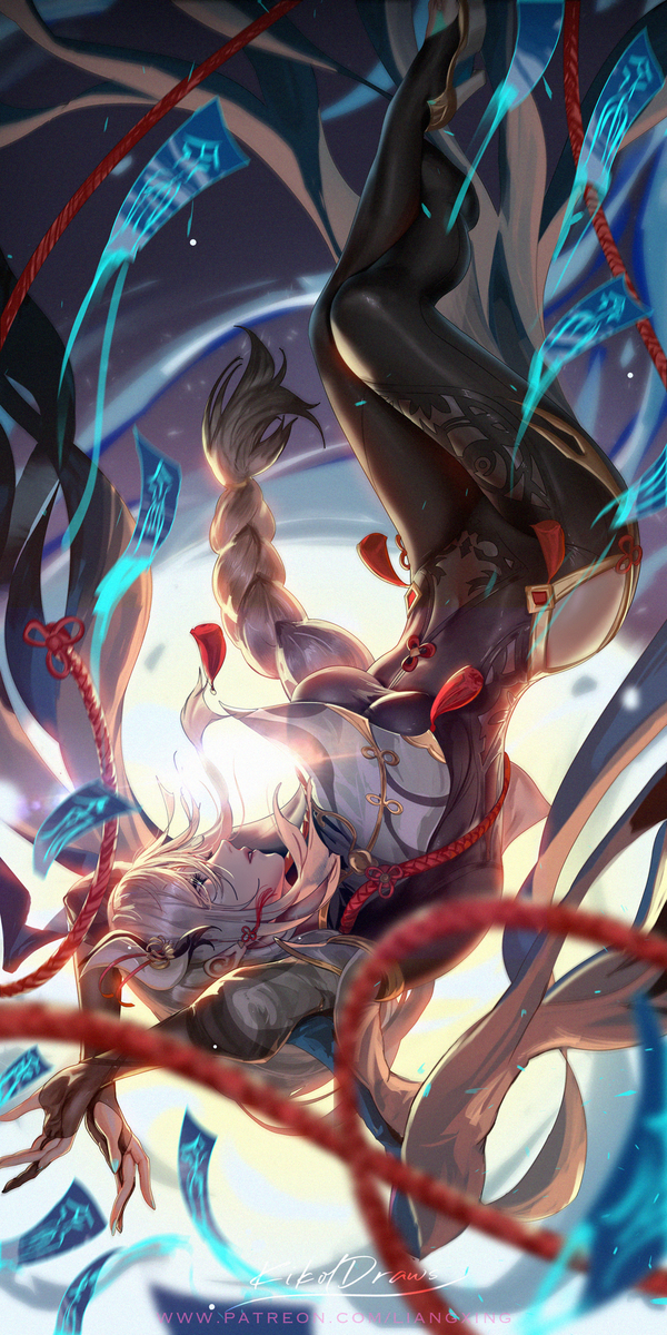 This is a pixiv picture whose title is Shenhe.