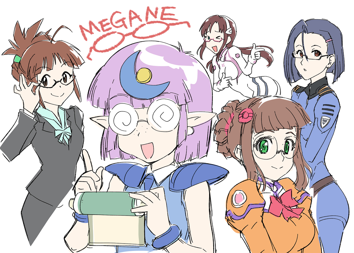This is a pixiv picture whose title is 好きなメガネの絵.