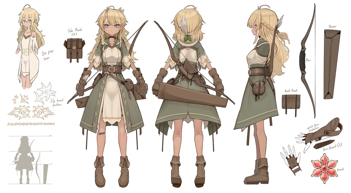 This is a pixiv picture whose title is Skeb(エルフ).