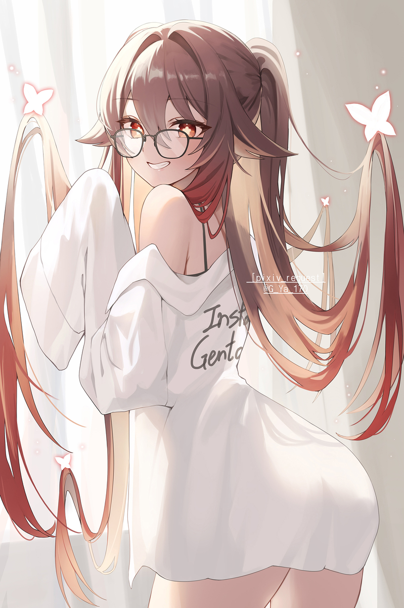 This is a pixiv picture whose title is おしり胡桃.