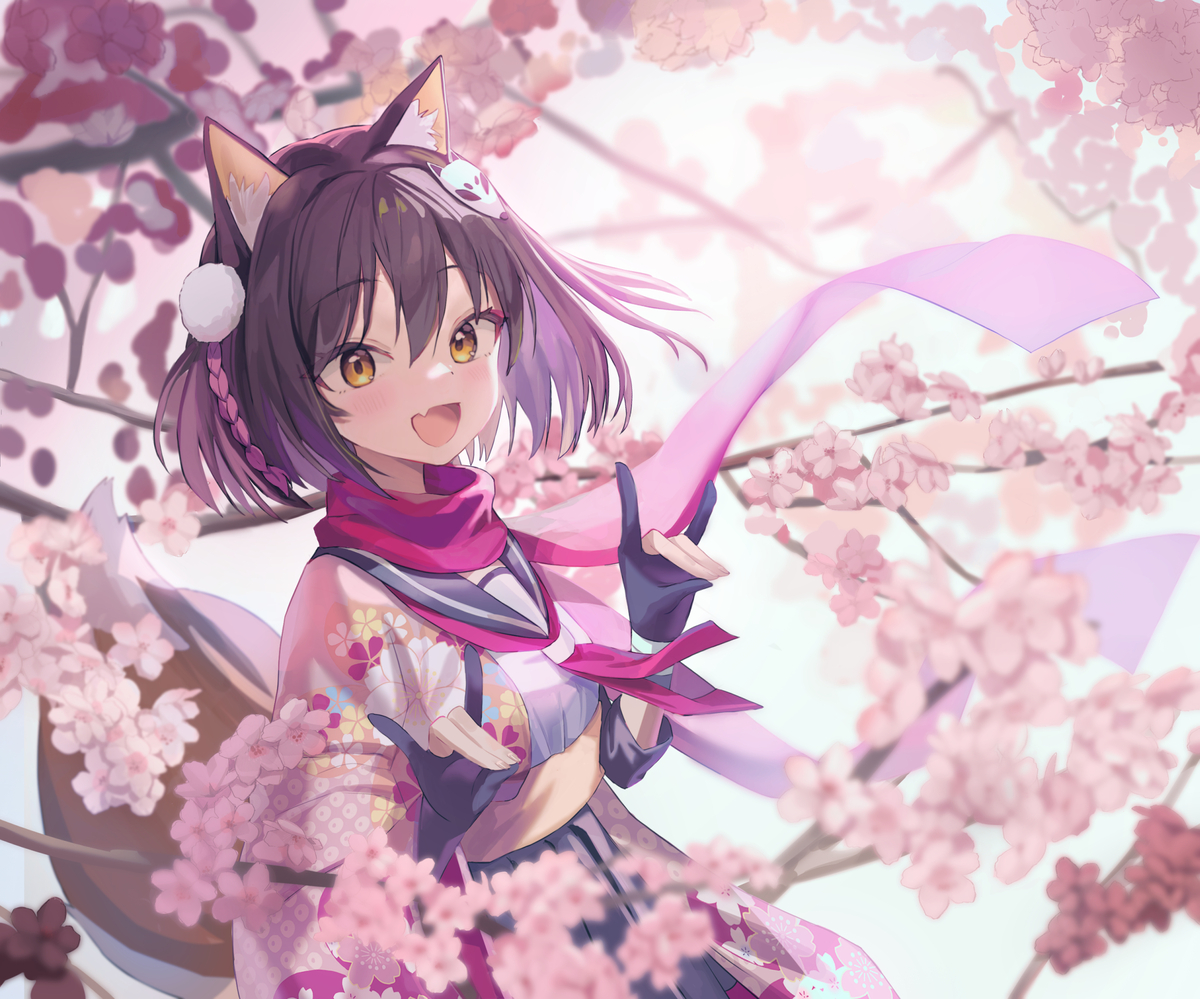 This is a pixiv picture whose title is イズナ.