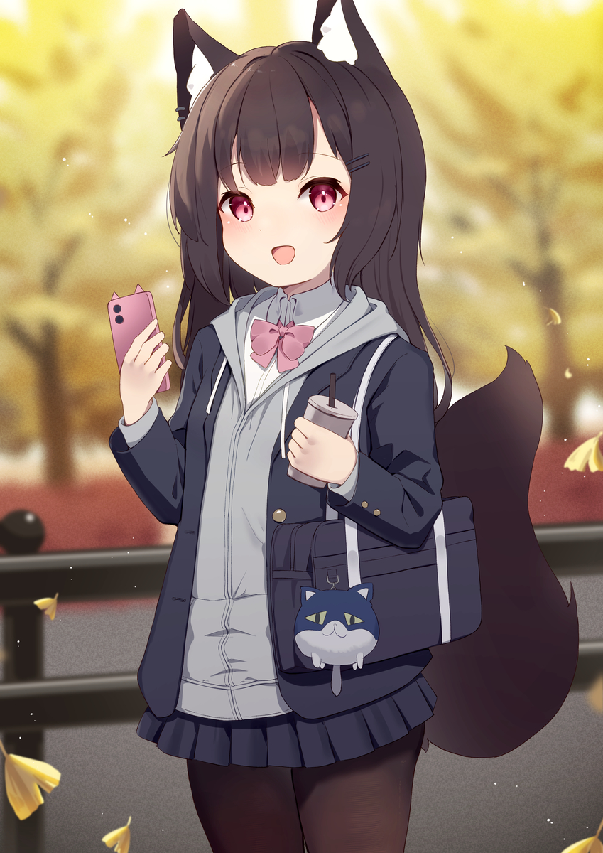 This is a pixiv picture whose title is きつねちゃん.