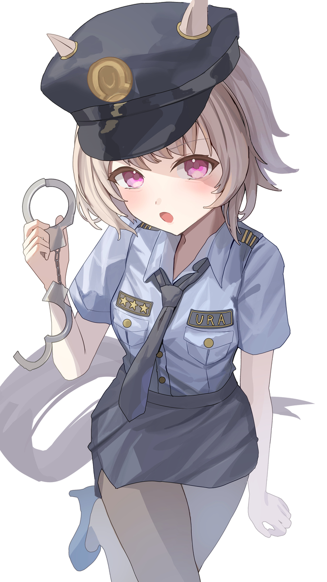This is a pixiv picture whose title is ポリスチャン.