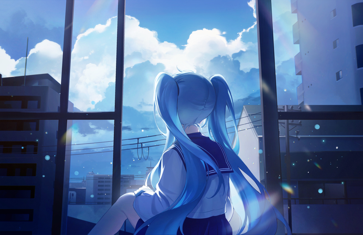 This is a pixiv picture whose title is 解けない夏.