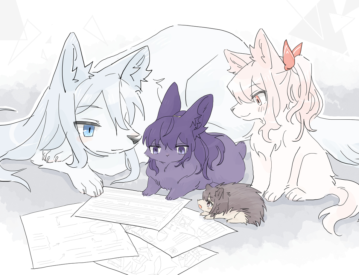 This is a pixiv picture whose title is 擬獣化25.