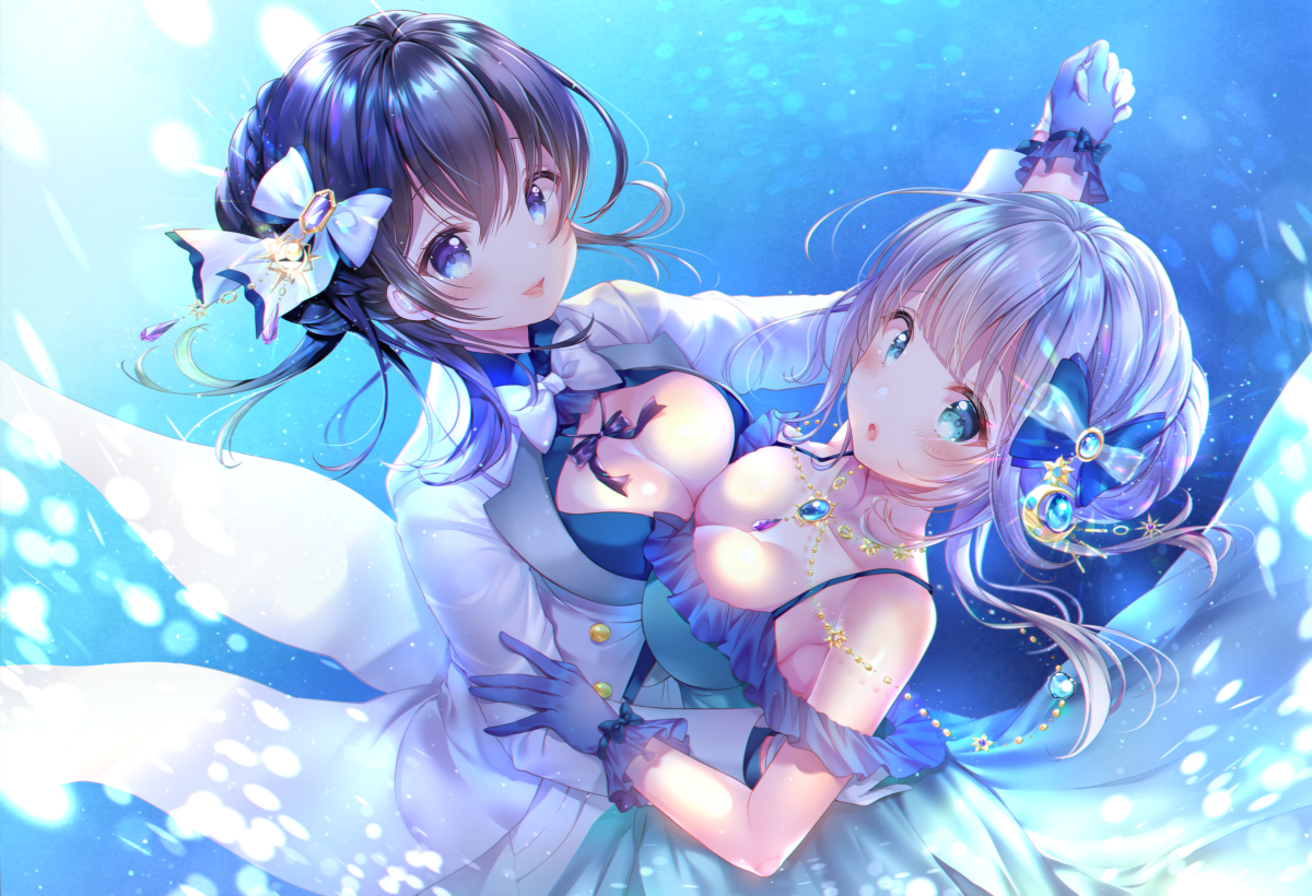 This is a pixiv picture whose title is 貴方とワルツを.
