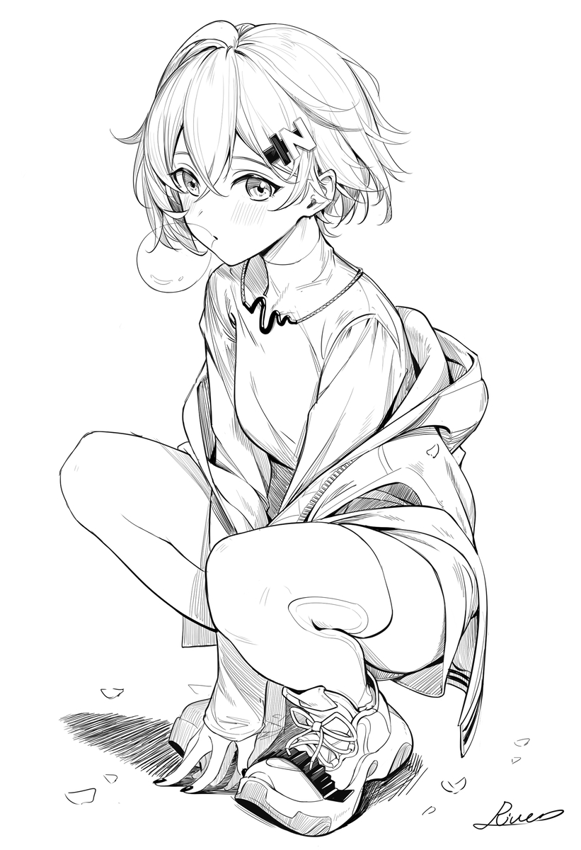 This is a pixiv picture whose title is 【绝区零】铃.