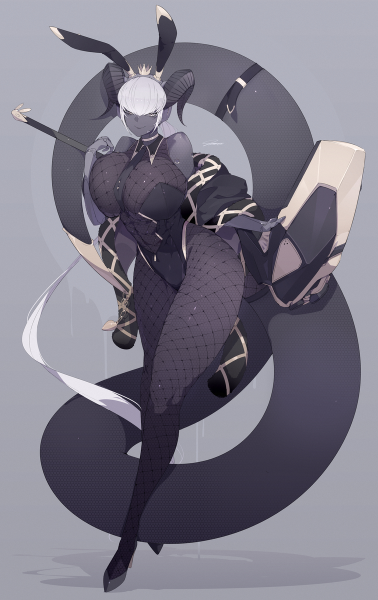 This is a pixiv picture whose title is bunny.