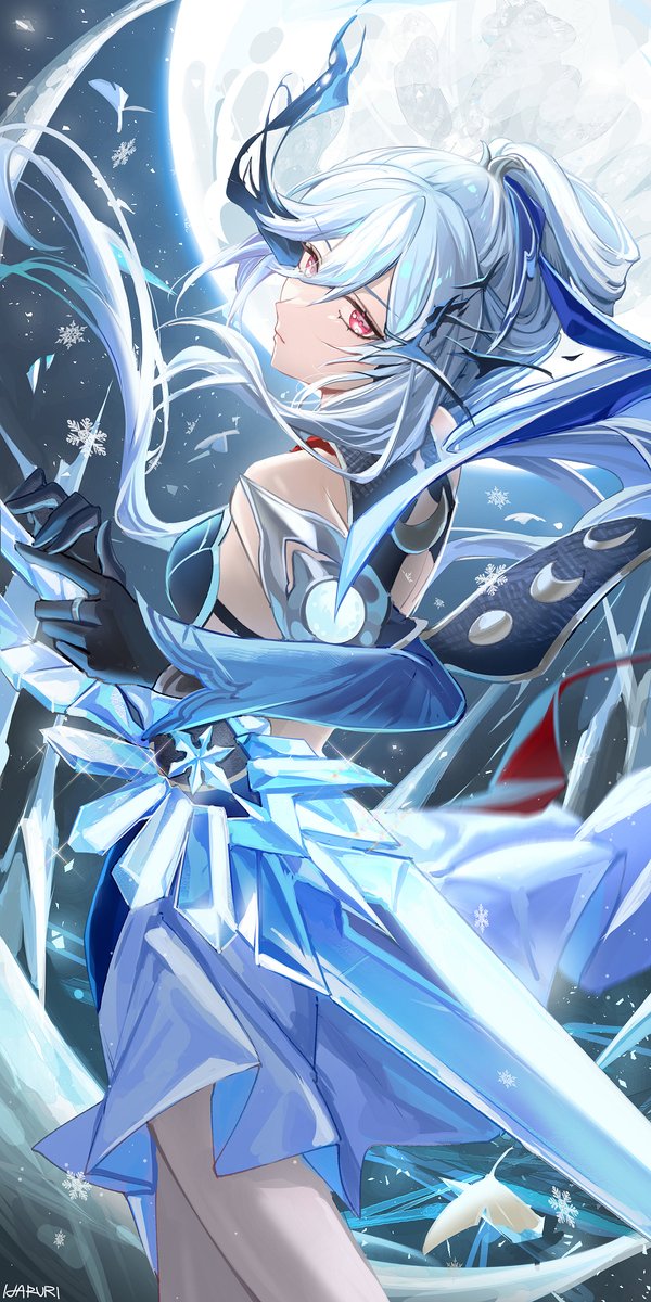 This is a pixiv picture whose title is 85日目 鏡流.