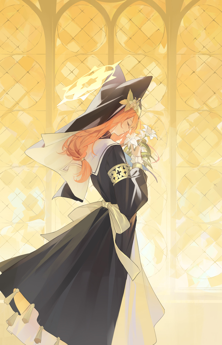 This is a pixiv picture whose title is 落日.