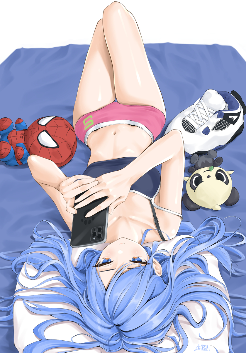 This is a pixiv picture whose title is bed.