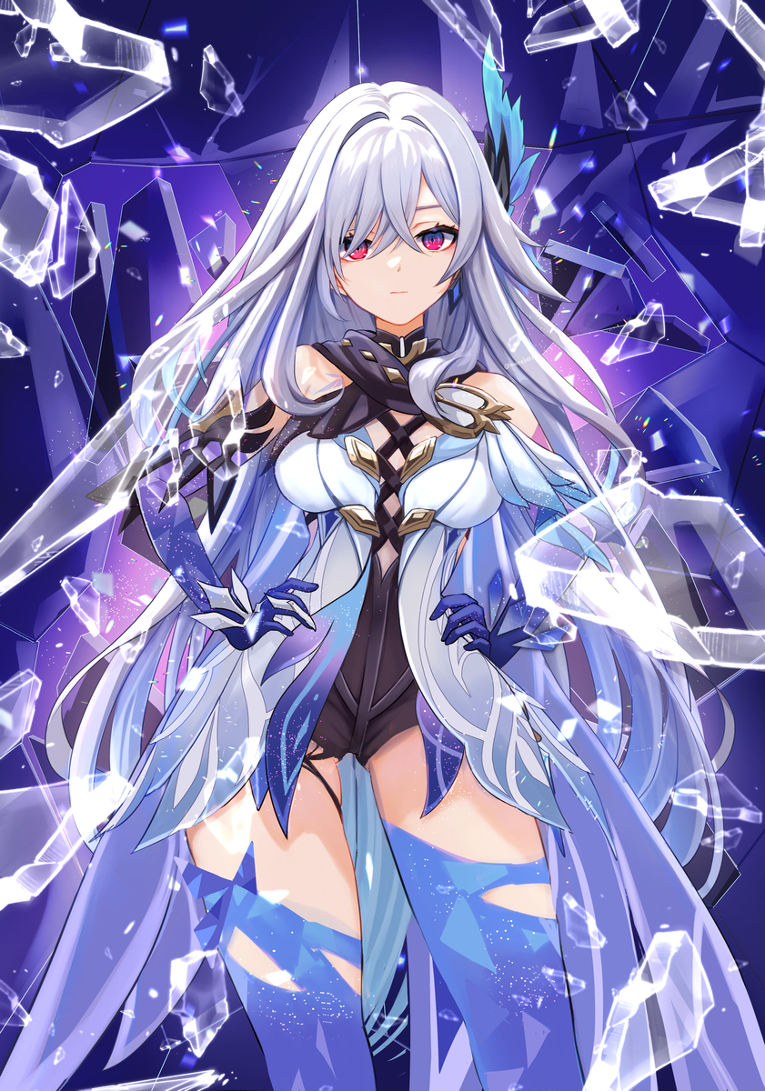 This is a pixiv picture whose title is 外界の来訪者.
