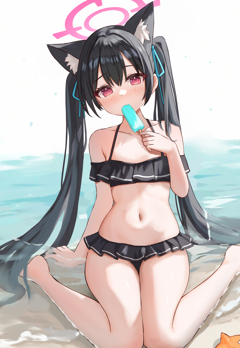 This is a pixiv picture whose title is 水着セリカ.