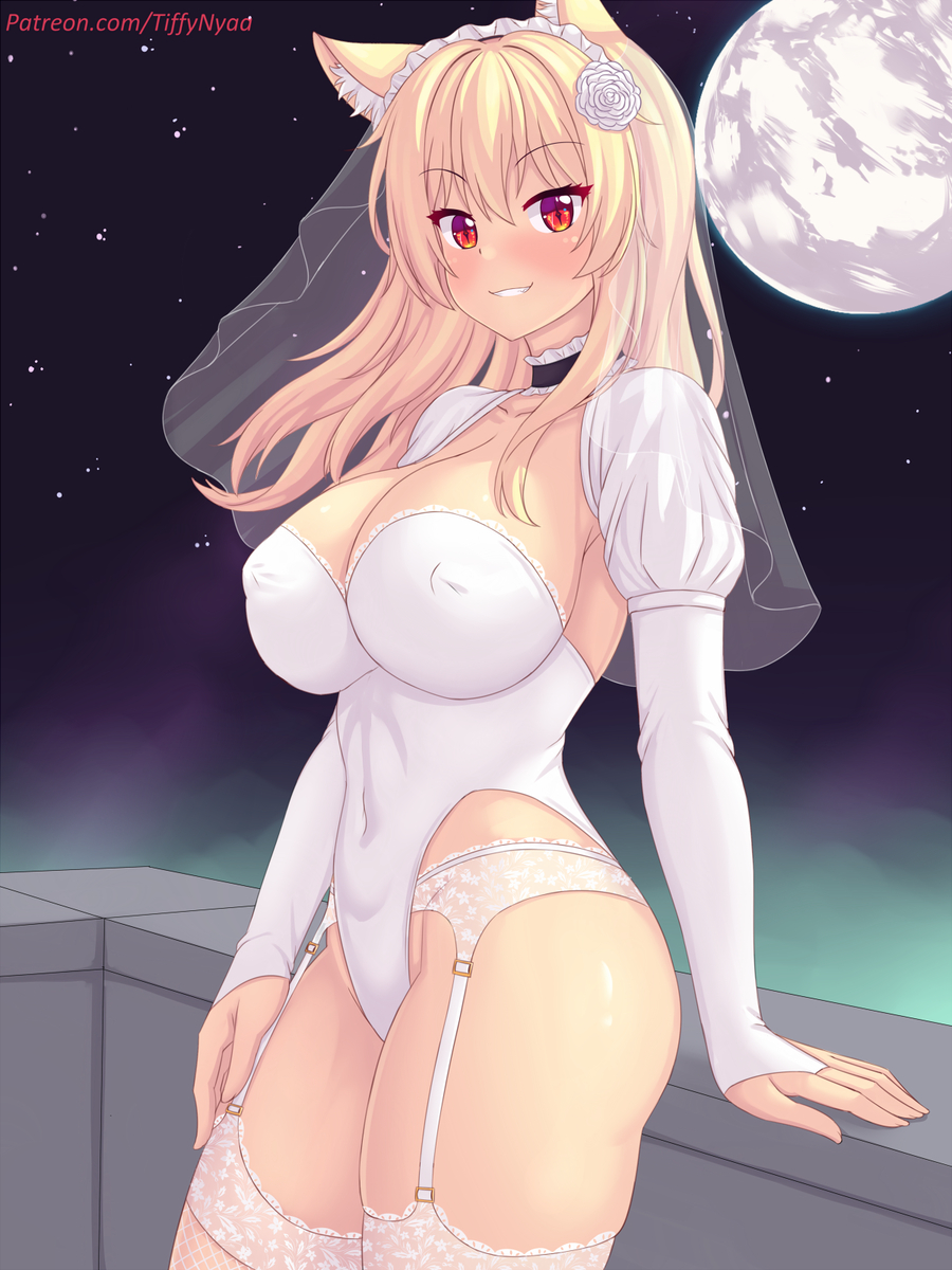 This is a pixiv picture whose title is Bride Cosplay Tiffy~~.