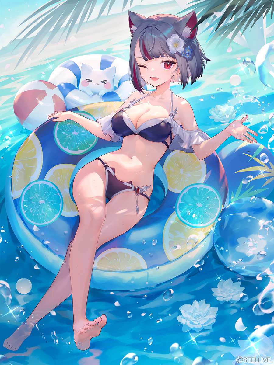 This is a pixiv picture whose title is 🧇🌊.